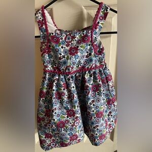 Good Lad Floral Dress with Pink and Blue Accents